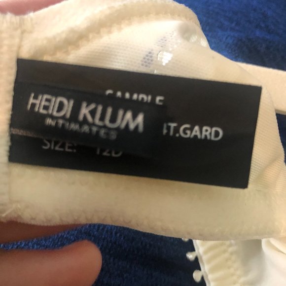 Heidi Klum Maternity Nursing Bra White Mesh 34D - Picture 4 of 7